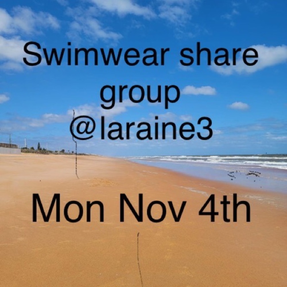 Mon Nov 4th swimwear share group